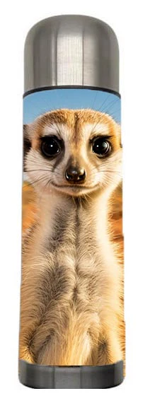 Wildlife - Suricate Design on Tumbler, Can, Flask, or Water bottle - Image 6