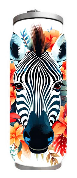 Wildlife - Zebra Design on Tumbler, Can, Flask, or Water bottle - Image 4