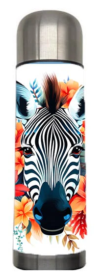 Wildlife - Zebra Design on Tumbler, Can, Flask, or Water bottle - Image 5