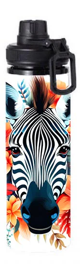 Wildlife - Zebra Design on Tumbler, Can, Flask, or Water bottle - Image 6