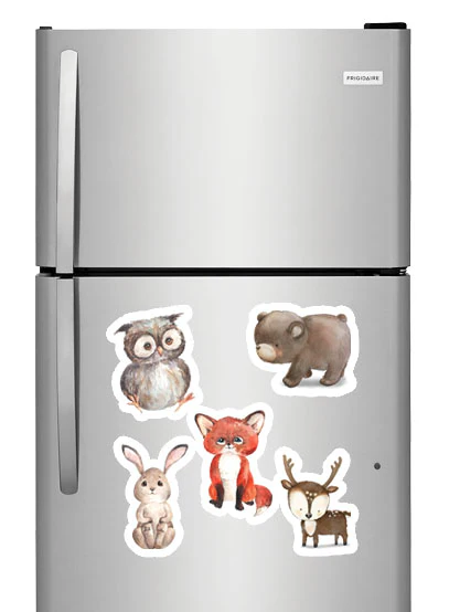 Woodlands Animal Fridge Magnets - (5 PER PACK) - Image 2